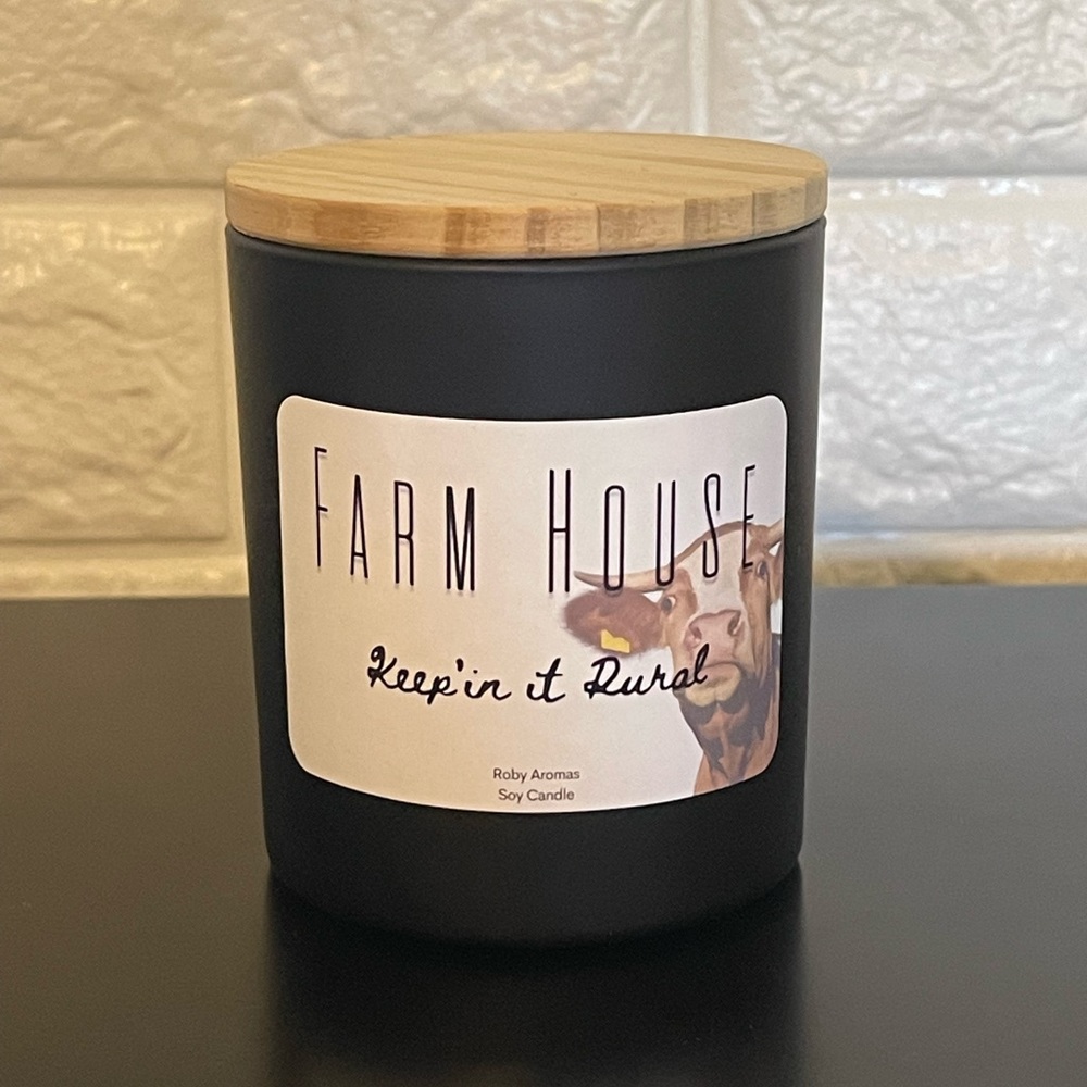 Farmhouse Candle, farmhouse decor